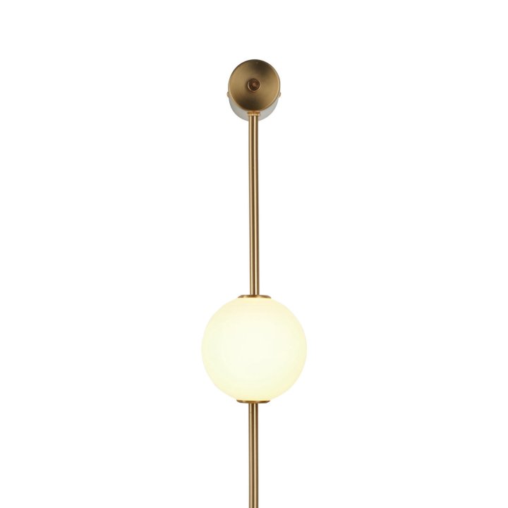 Lampa ścienna BERRY LED złoty biały 103 cm