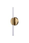 Lampa ścienna LED FELIX biało-złota 100 cm - nowoczesny kinkiet