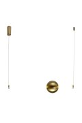 Lampa wisząca O-LINE LED 63 cm mosiądz