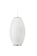 Lampa wisząca SILK BARREL biała 60 cm