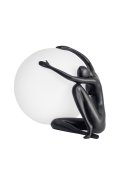 Lampa stołowa WOMAN-1 czarna 47 cm