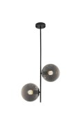 Lampa wisząca VENUS-2 czarna przydymiona 44 cm