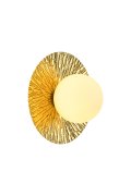 Lampa ścienna SUN L złota 40 cm
