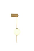 Lampa ścienna BERRY LED złoty biały 103 cm