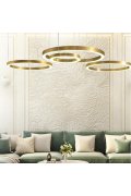 Lampa wisząca CIRCLE 40 LED nikiel szczotkowany 40 cm