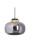 Lampa wisząca BOOM LED szaro złota 35 cm