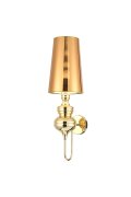 Lampa ścienna QUEEN złota 25 cm