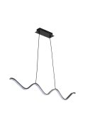 Lampa wisząca ZIGZAG LED czarna 90 cm