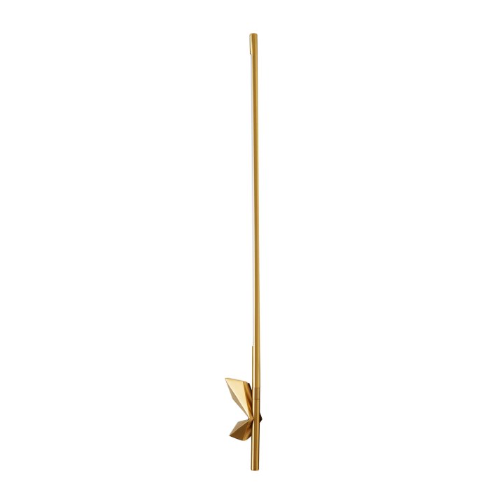 Lampa ścienna LED FLORENCE złota 86 cm - nowoczesny kinkiet dekoracyjny