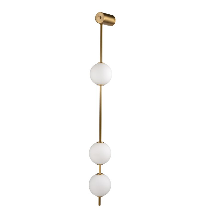Lampa ścienna BERRY LED złoty biały 103 cm