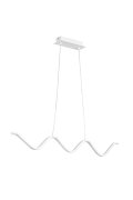 Lampa wisząca ZIGZAG LED biała 90 cm