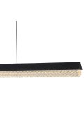 Lampa wisząca LED ANABELLA czarna 120 cm - nowoczesna do salonu, jadalni i biura