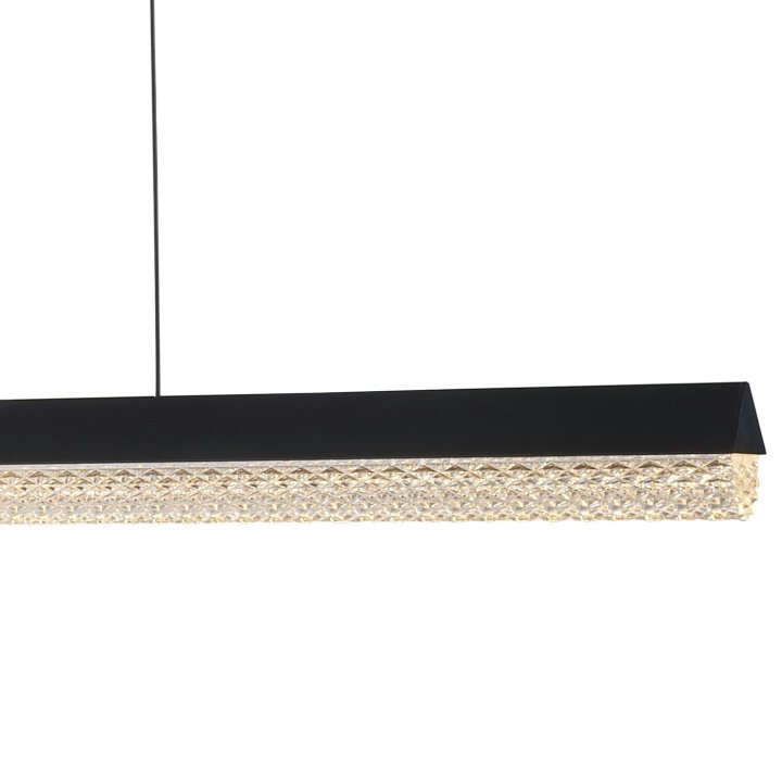Lampa wisząca LED ANABELLA czarna 120 cm - nowoczesna do salonu, jadalni i biura