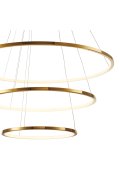 Lampa wisząca CIRCLE SLIM 40+60+80 LED złoty 40 cm + 60 cm + 80 cm