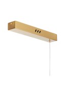Lampa wisząca LONGIN-120 LED złoty 120 cm