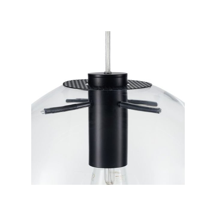 Lampa wisząca TONDA czarna 40 cm