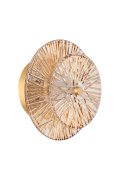 Lampa ścienna LUXIO LED bursztynowa 20 cm