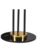 Lampa stojąca GOLDEN PIPE-3 czarno złota 180 cm