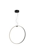 Lampa wisząca ACIRCULO led czarna 50 cm