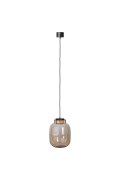 Lampa wisząca BOOM LED bursztynowo złota 25 cm