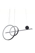 Lampa wisząca NEW AGE LED czarna 120 cm