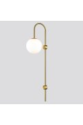 Lampa ścienna DANTE złota 78 cm