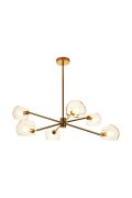 Lampa wisząca COSMIC-6 złota 75 cm