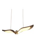 Lampa wisząca GUFO 1 LED różowe złoto 36 cm
