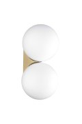Lampa ścienna DOT DOUBLE złota 30 cm