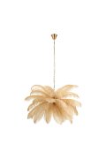 Lampa wisząca EMU pióra beżowe 100 cm