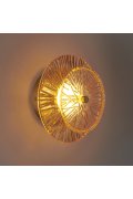 Lampa ścienna LUXIO LED bursztynowa 20 cm
