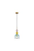 Lampa wisząca PASTELLO BLUE kolorowa 15 cm