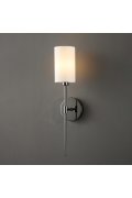 Lampa ścienna DARLING czarny połysk 53 cm