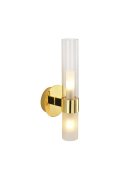 Lampa ścienna CANDELA złota 31 cm