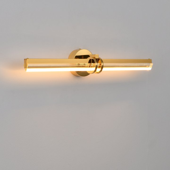 Lampa ścienna LOVELY LED złota 58 cm