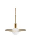 Lampa wisząca JUPITER złota 30 cm
