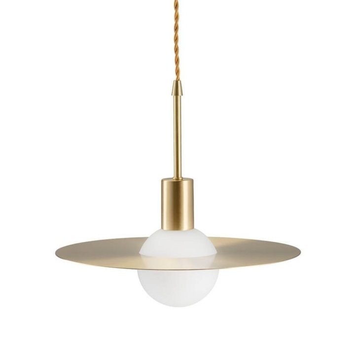 Lampa wisząca JUPITER złota 30 cm