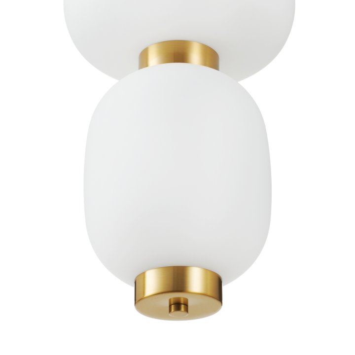 Lampa wisząca BRILLA-3 LED złota 23 cm
