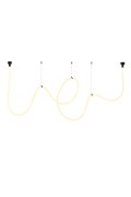 Lampa wisząca SNAKE LED wąż ledowy czarna 500 cm