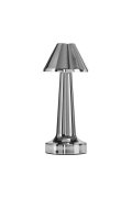 Lampa stołowa TAVOLO B LED dotykowa srebrna 22 cm