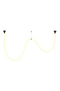 Lampa wisząca SNAKE LED wąż ledowy czarna 300 cm