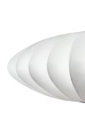 Lampa wisząca SILK FLAT biała 60 cm - nowoczesna i minimalistyczna
