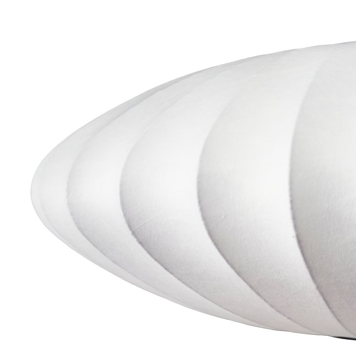 Lampa wisząca SILK FLAT biała 50 cm - nowoczesna i minimalistyczna