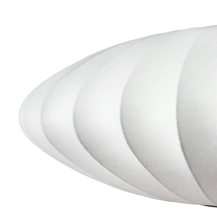 Lampa wisząca SILK FLAT biała 60 cm - nowoczesna i minimalistyczna