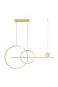 Lampa wisząca NEW AGE LED złoty 120 cm