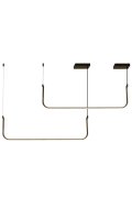 Lampa wisząca MINIMA-2 led czarna 120 cm
