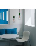 Lampa wisząca PASTELLO PINK kolorowa 15 cm