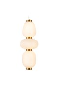 Lampa wisząca BRILLA-3 LED złota 23 cm