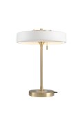 Lampa stołowa ARTDECO biało - złota