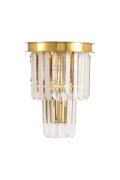 Lampa ścienna SPLENDORE złota 20 cm